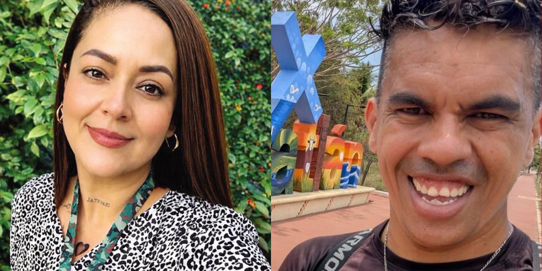 Roxana Guzmán y Alex Serna