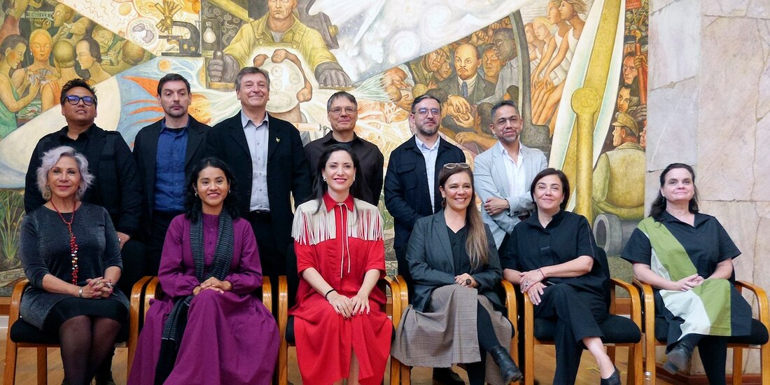 En la imagen, Cecilia Lugo, Alonso Alarcón, Daniel Garza Usabiaga, Nadia López, Marcelo Lombardero, Luis Mario Moncada, Gerardo Cedillo Bolaños, José María Serralde, Haydeé Boetto, Alejandra de la Paz y Aurora Cano, ayer.