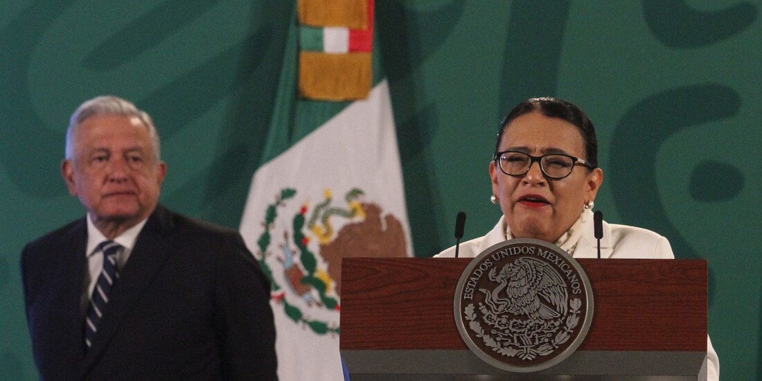 Rosa Icela Rodríguez, secretaria de Seguridad y Protección Ciudadana.