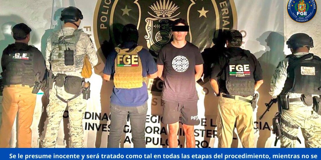 Elementos de seguridad capturan a “El Verde” en operativo conjunto en Acapulco.