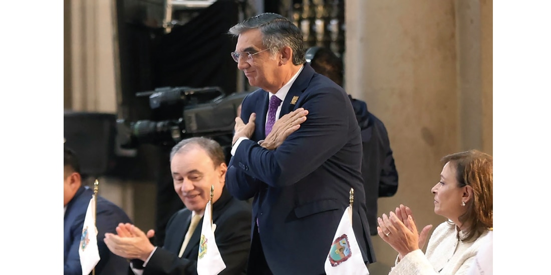 LOS MANDATARIOS sonorense y tamaulipeco, en imagen de archivo