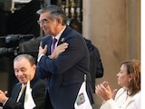 LOS MANDATARIOS sonorense y tamaulipeco, en imagen de archivo