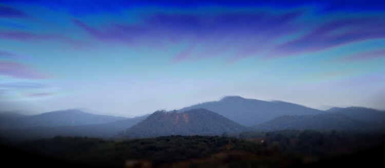 El volcán Parícutin, en México.