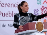 Claudia Sheinbaum Pardo, presidenta de México, en conferencia de prensa