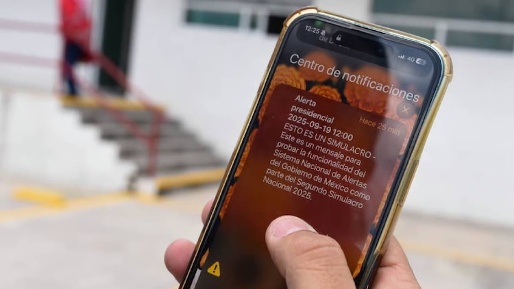 La alarma llegará a celulares con la leyenda "Esto es un simulacro"