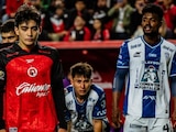 Gilberto Mora en un partido de la Liga MX