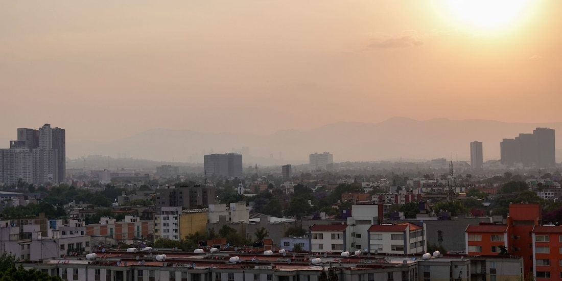 Se reporta "mala" calidad del aire en el Valle de México.