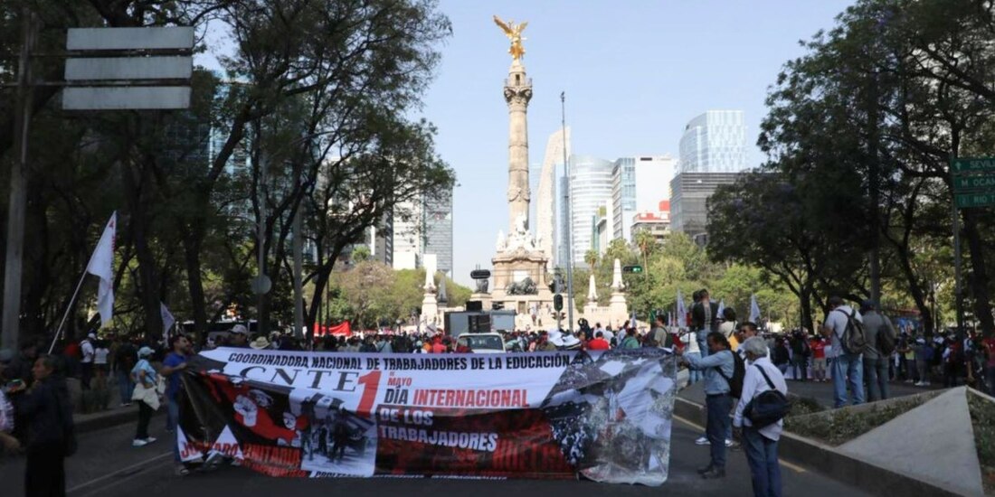 Protesta de este 1 de mayo.