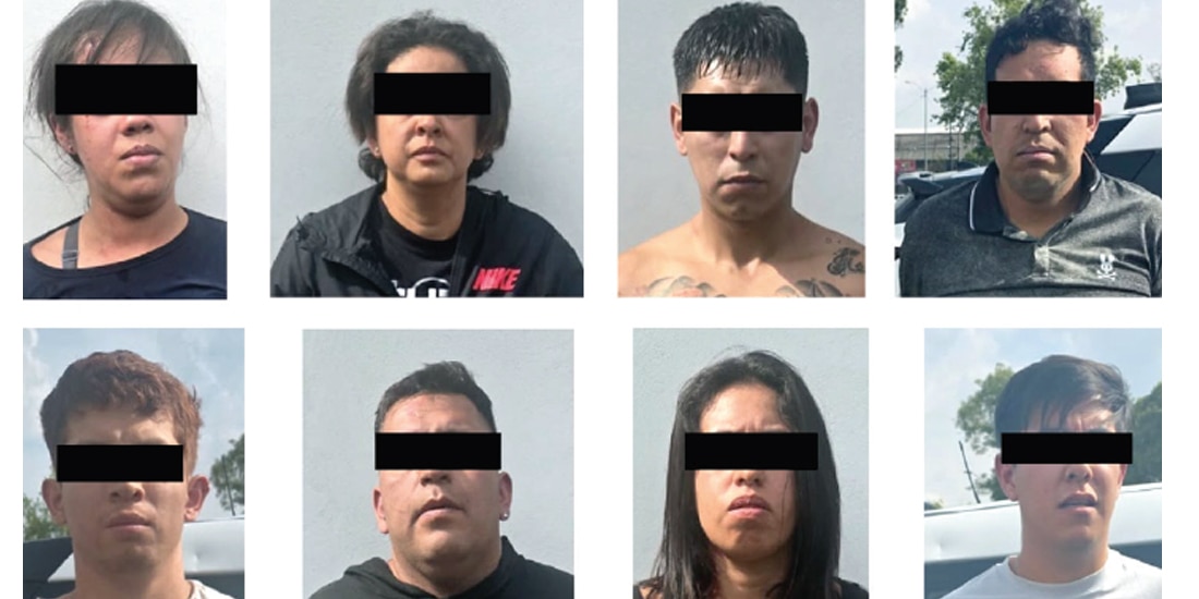 HAY DOS mujeres entre las personas detenidas en la Gustavo A. Madero, ayer