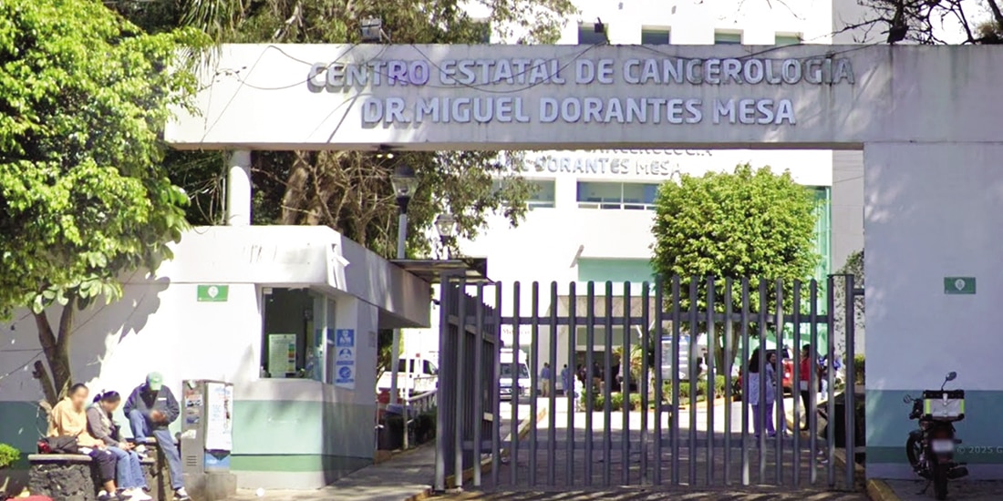 EL CENTRO de Cancerología Dr. Miguel Dorantes Mesa, uno de los hospitales afectados.