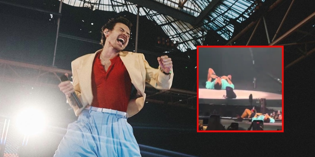 ¿Qué le pasó a Harry Styles? El motivo por el que se desplomó en pleno escenario