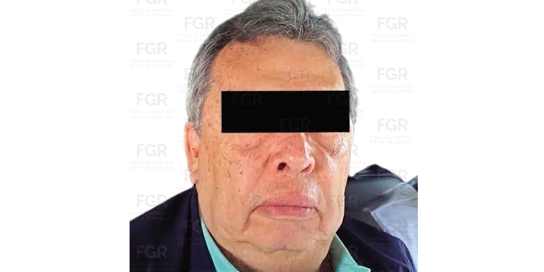Primera imagen de Ángel Aguirre difundida luego de su aprehensión.