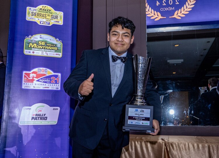 Premiación de la Comisión Nacional de Rallies de México.