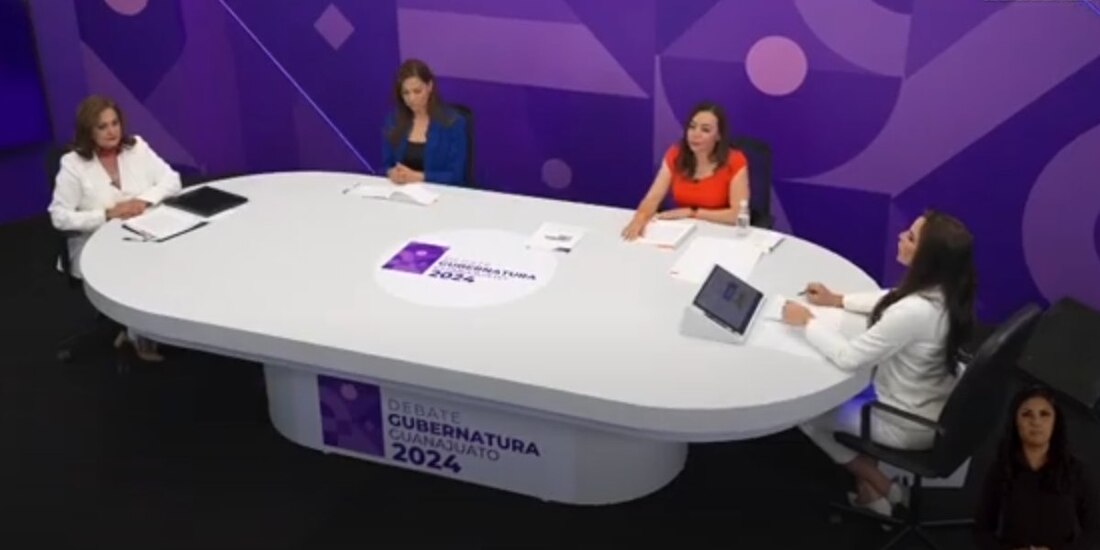 Con acusaciones entre candidatas, se desarrolla segundo debate por gubernatura de Guanajuato.
