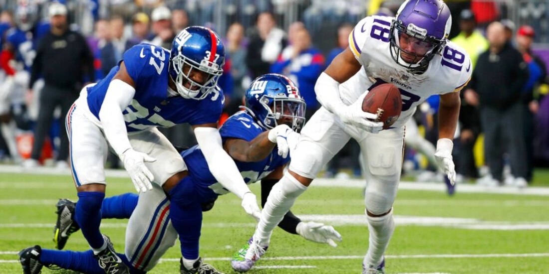 Vikings derrotó 27-24 a Giants, el pasado 24 de diciembre, en la Semana 16 de la NFL.
