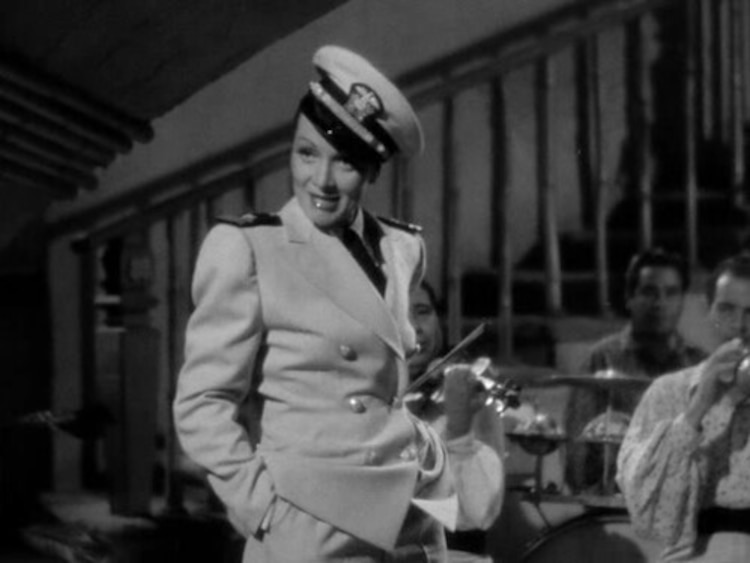 La actriz Marlene Dietrich, en un fotograma de la película 'Seven Sinners'.