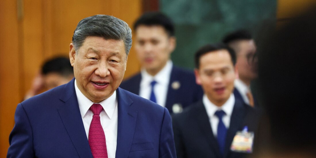 Xi Jinping, presidente de China, a su llegada a Vietnam, ayer.