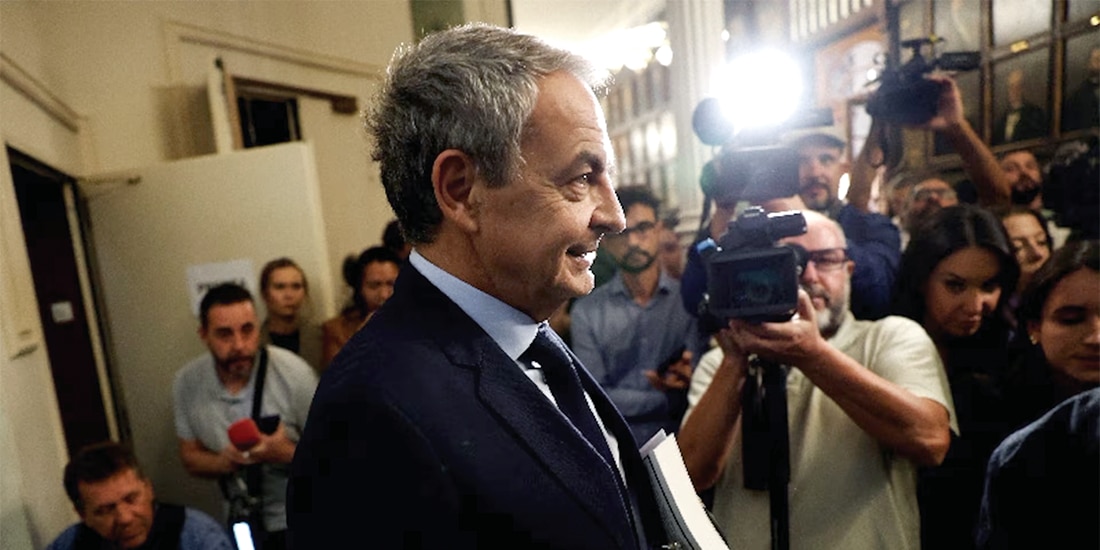 EL EXPRIMER ministro español, José Luis Rodríguez Zapatero, en un evento en Madrid, en foto de archivo.
