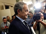 EL EXPRIMER ministro español, José Luis Rodríguez Zapatero, en un evento en Madrid, en foto de archivo.