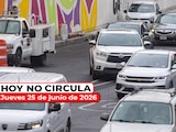 Revisa cómo aplica el Hoy No Circula este jueves 25 de junio de 2026 en la Zona Metropolitana del Valle de México.
