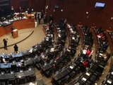 “Chocan” senadores en última sesión del periodo ordinario