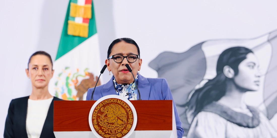 Rosa Icela Rodríguez, secretaria de Gobernación.