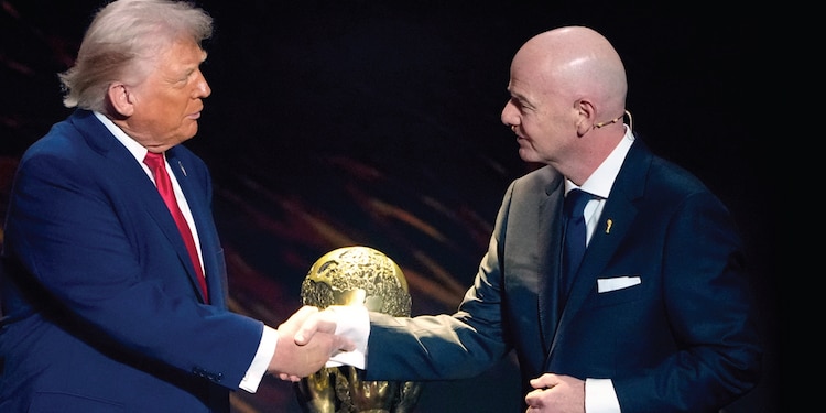 TRUMP e Infantino, el pasado
5 de diciembre en Washington