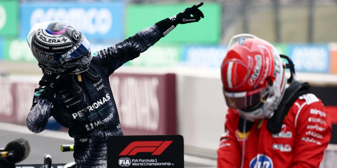 Andrea Kimi Antonelli celebra en Japón tras su victoria.