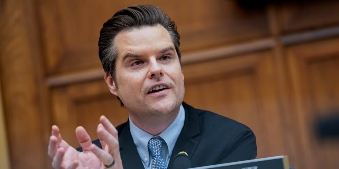 En la imagen Matt Gaetz.