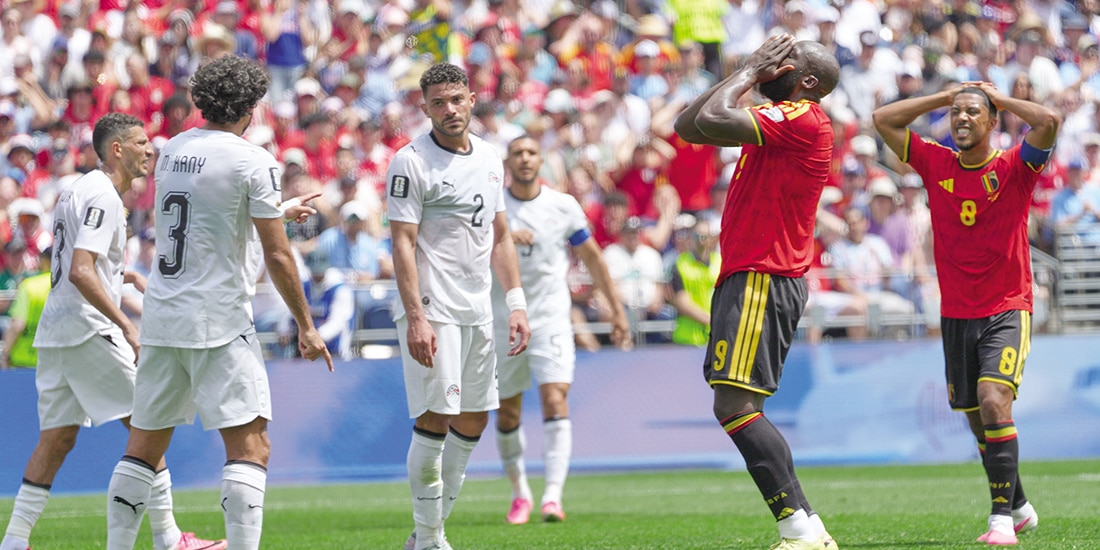 ROMELU LUKAKU lamenta una falla contra Irán, el domingo pasado.