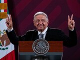 Presidente López Obrador durante la conferencia matutina de este martes.