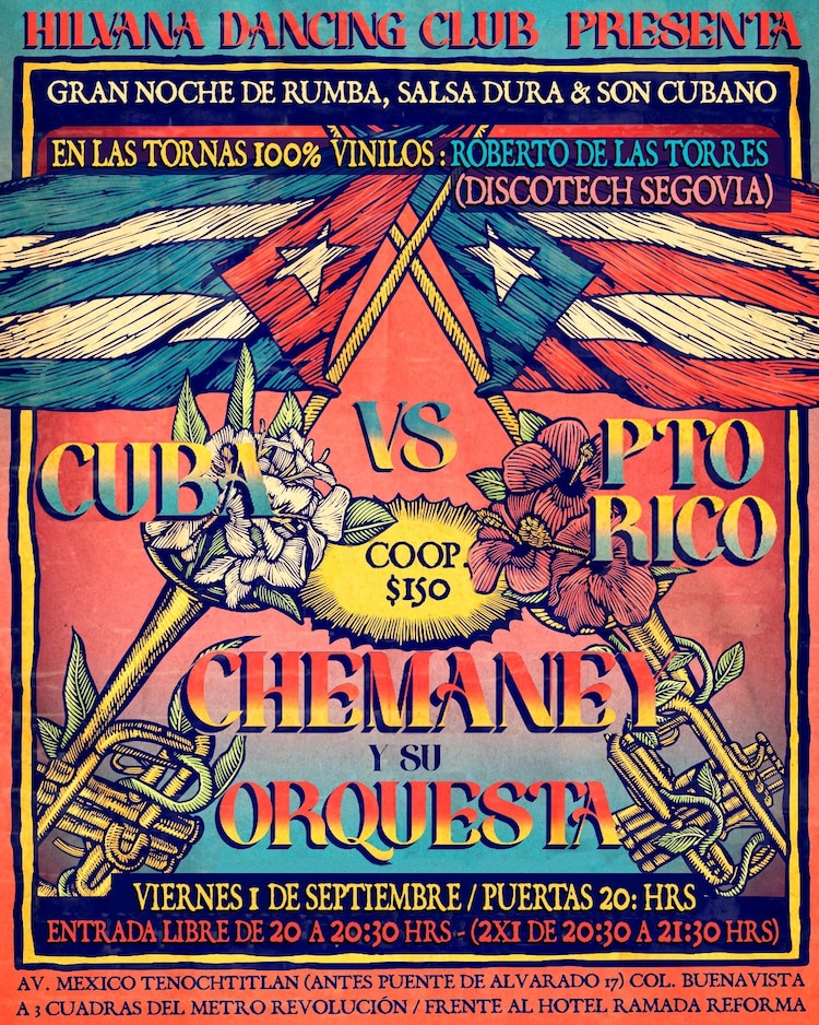 Noche de Salsa Dura y Son Cubano.