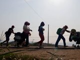 Migrantes conformados por cientos de personas de países como Guatemala, El Salvador, Venezuela y Haití