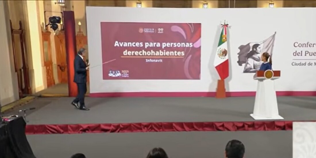 El director del Infonavit en la Mañanera de CSP..