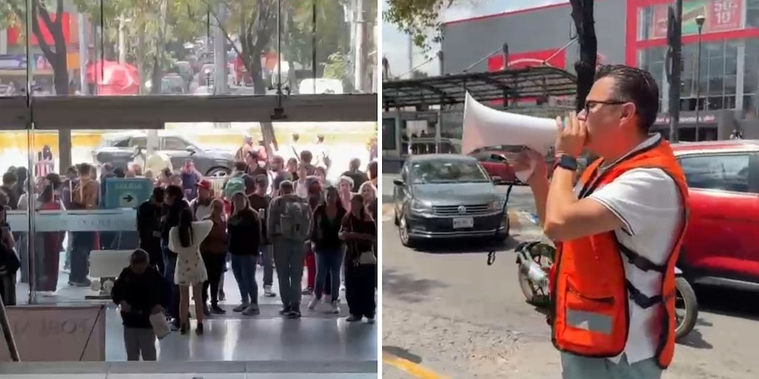 Así se vivió el Simulacro Nacional 2026, captado por La Razón de México.