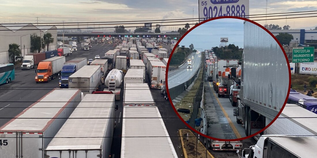 ¿Qué está pasando en la carretera México-Querétaro?
