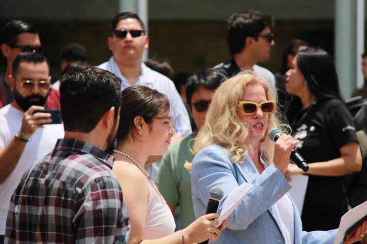 Ssrah Hoch, directora ejecutiva del Festival Internacional de Cine de Guanajuato.