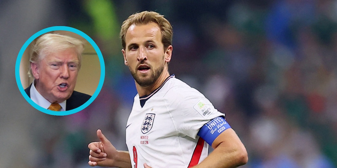 Harry Kane dio detalles del encuentro que tuvo con Donald Trump.