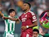 Álvaro Fidalgo y Kylian Mbappé en el Real Betis vs Real Madrid de LaLiga