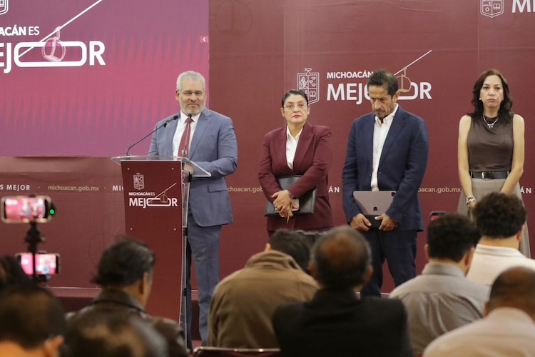 Alfredo Ramírez Bedolla detalló los alcances del Plan Michoacán por la Paz y la Justicia.