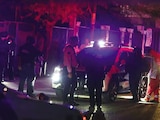 Movilización policial, luego de los episodios de violencia en Pátzcuaro, Michoacán, que incluyeron dos balaceras.