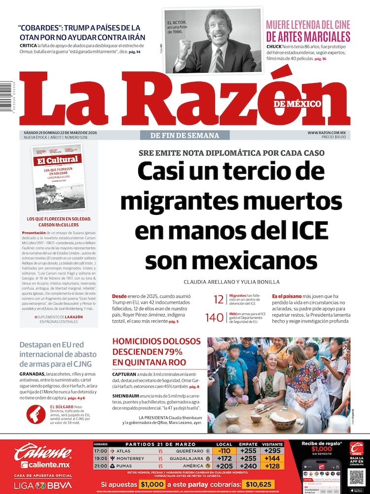 La Razón 21 Marzo 2026