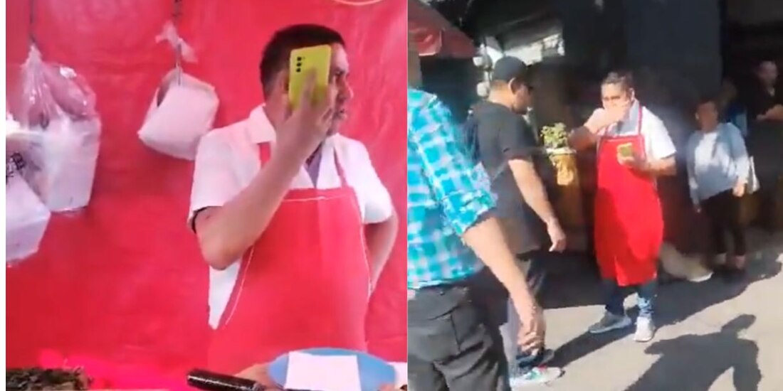 Un taquero amenazó a clientes que defendieron a una mujer que fue acosada.