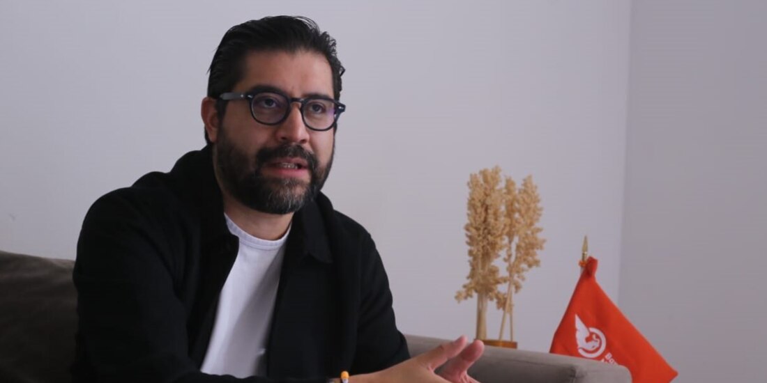 Royfid Torres, durante la entrevista con La Razón