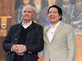 El titular de la SEP, Mario Delgado, y el director general del CONAFE, Gabriel Cámara Cervera.