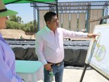 Ricardo Gallardo supervisa construcción del Teatro de la Ciudad en San Luis Potosí.