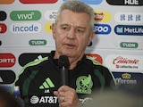 Javier Aguirre, entrenador de la Selección Mexicana, en conferencia de prensa