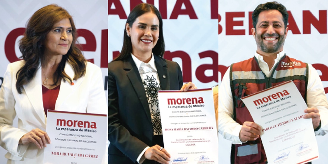 LOS TRES perfiles designados para coordinar el proyecto de la 4T rumbo al 27.
