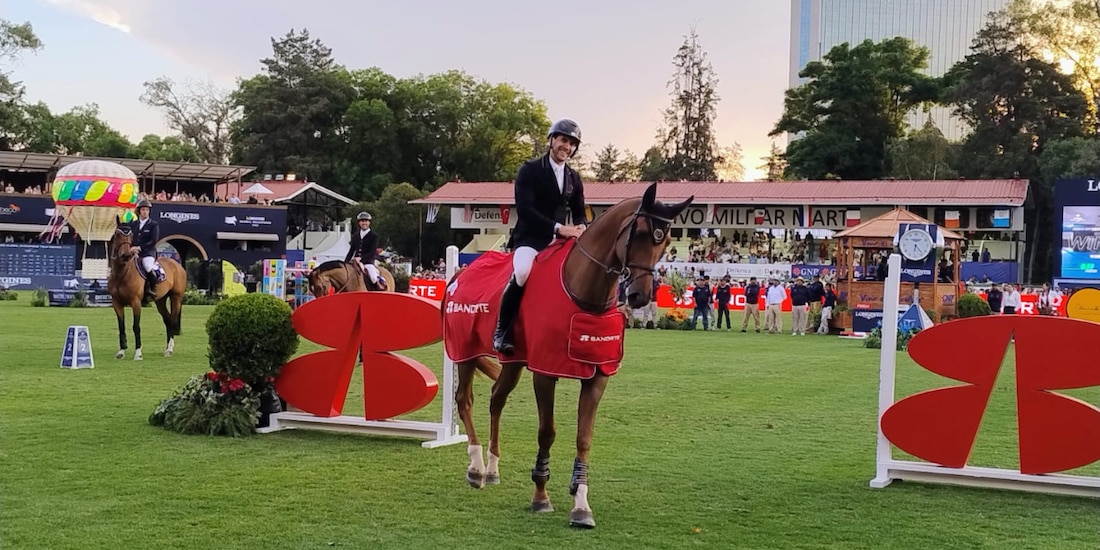 Eugenio Garza conquistó el Trofeo Banorte en el Longines Global Champions Tour México 2026.