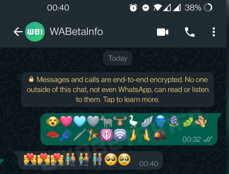 Nuevos emojis de WhatsApp.
